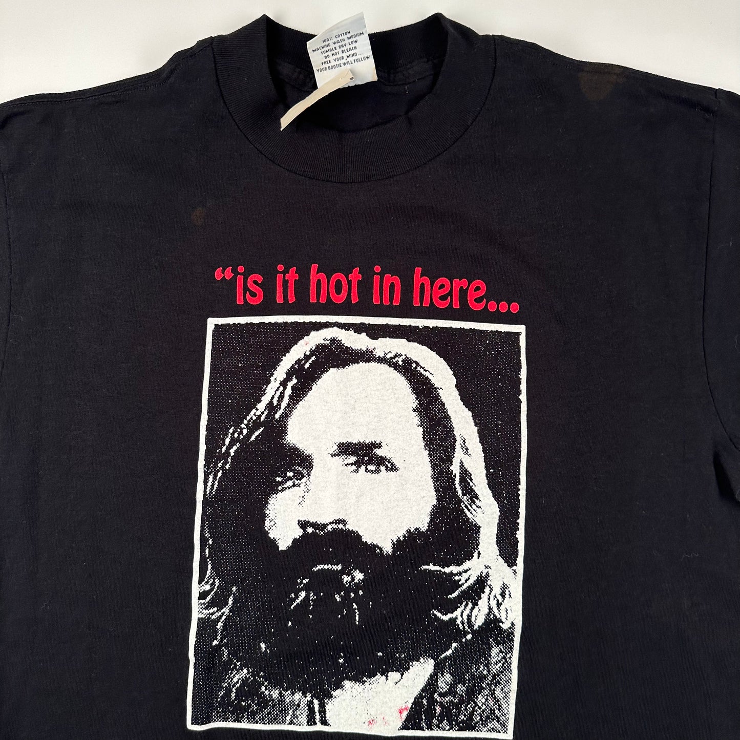 Vintage 90s Charles Manson Shirt Large Is It Hot In Here