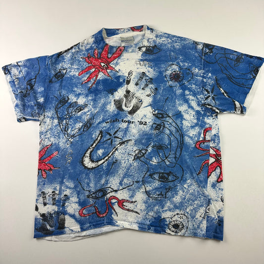 Vintage 1992 The Cure Shirt XL All Over Print