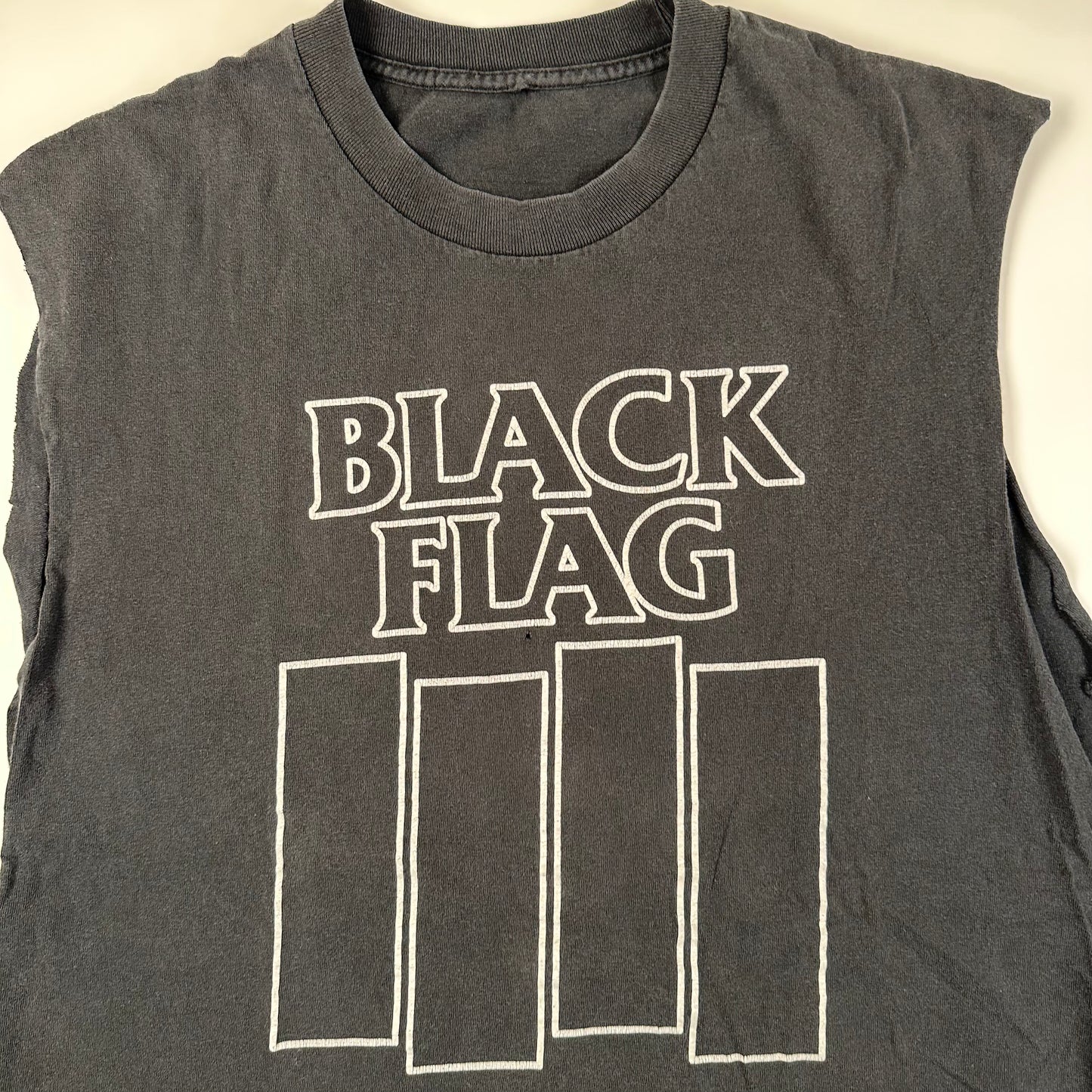 Vintage 2000s Black Flag Sleeveless Shirt Medium