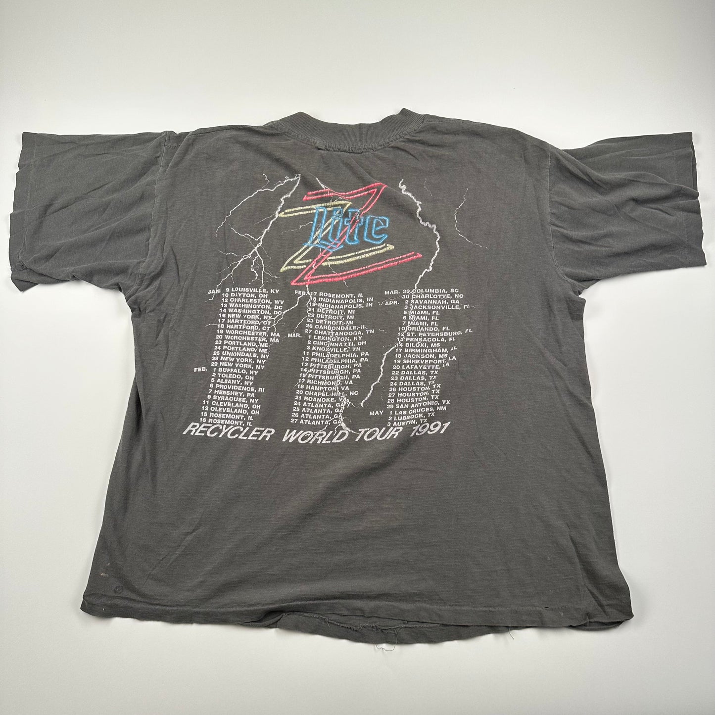 Vintage 1991 ZZ Top Shirt Large Recycler