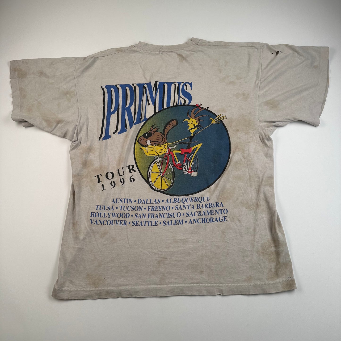 Vintage 1996 Primus Shirt Large Tales From The Punchbowl