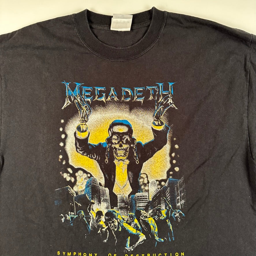 Vintage 90s Megadeth Shirt XL Symphony Of Destruction