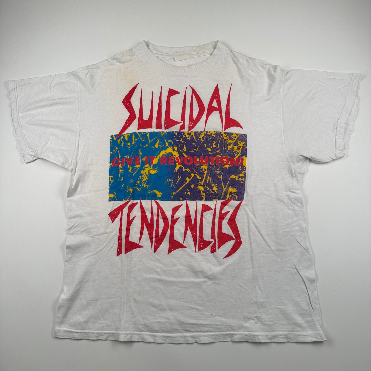 Vintage 1990 Suicidal Tendencies Shirt Large Give It Revolution