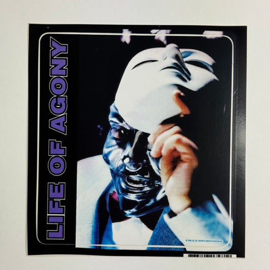 Vintage 1995 Life Of Agony Sticker