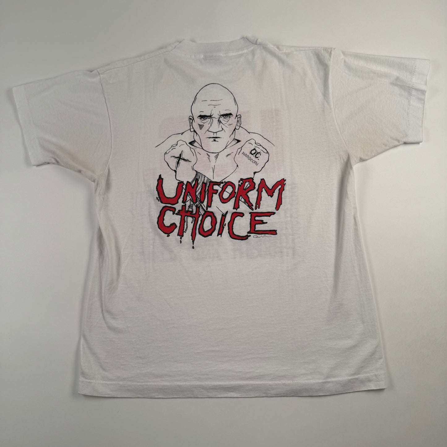 Vintage 90s Uniform Choice Shirt Large Straight And Alert