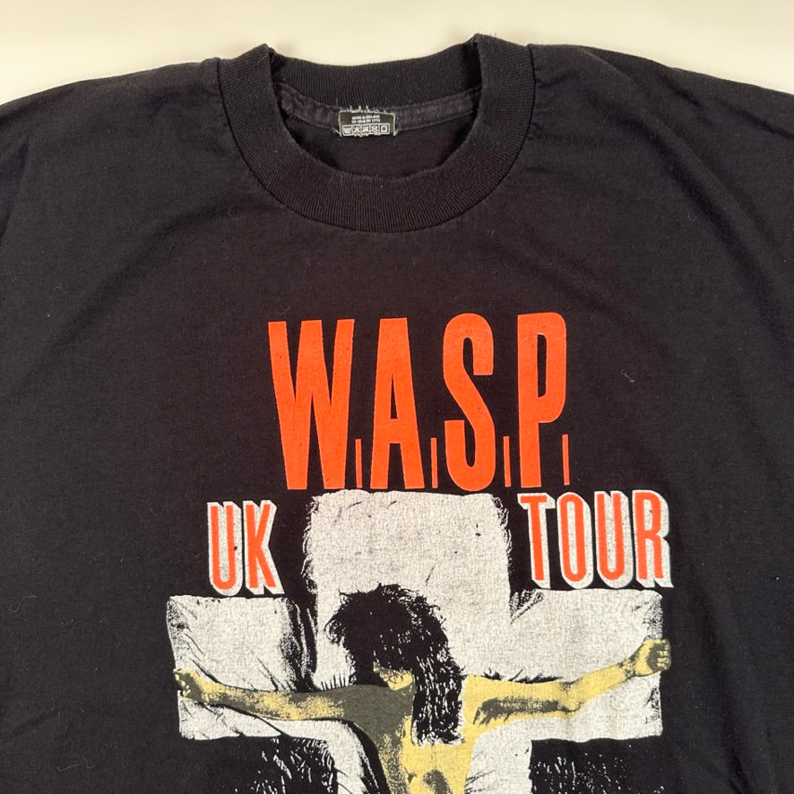 Vintage 90s W.A.S.P. Shirt XL The Crimson Idol UK Tour