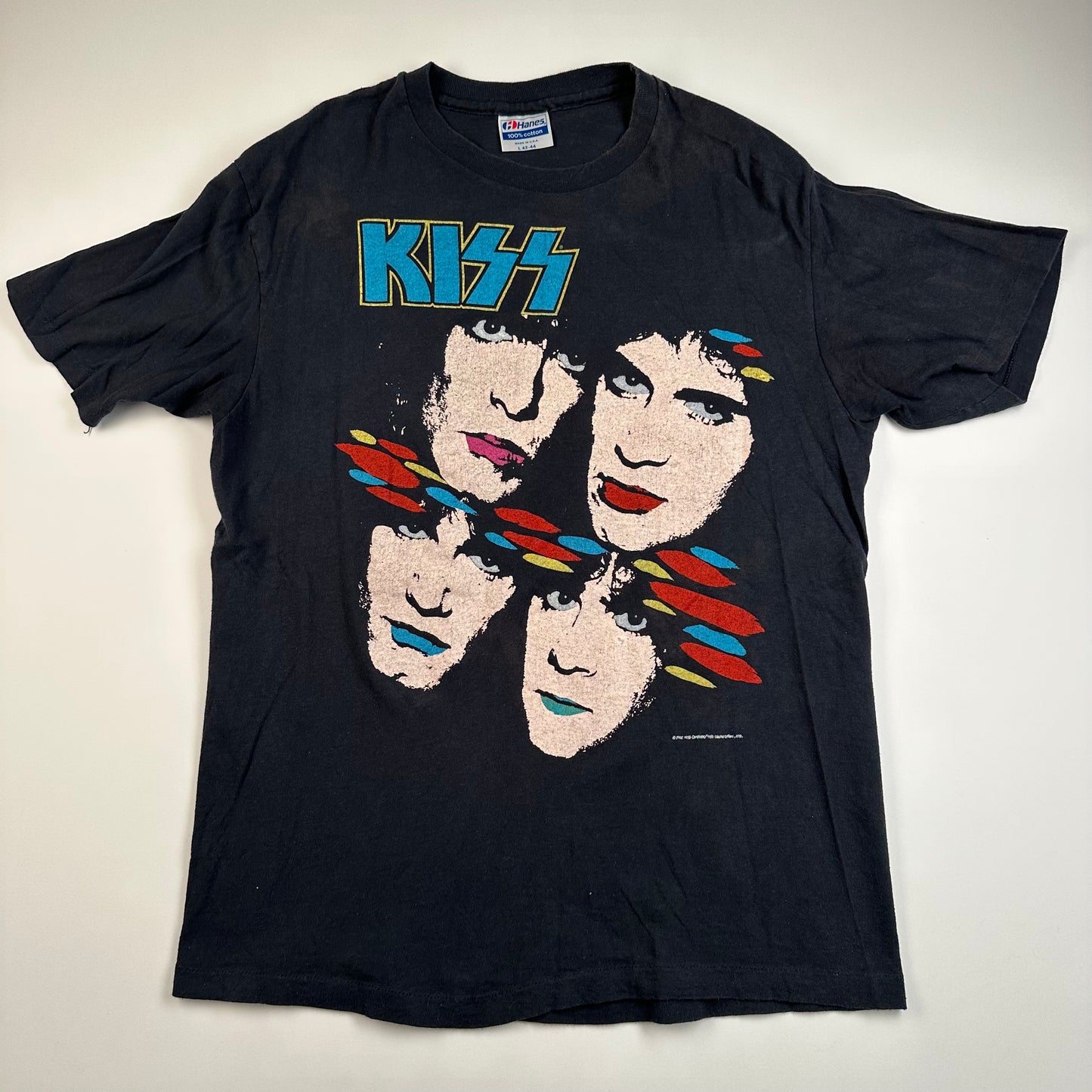 Vintage 1985 Kiss Shirt Large Asylum 85-86