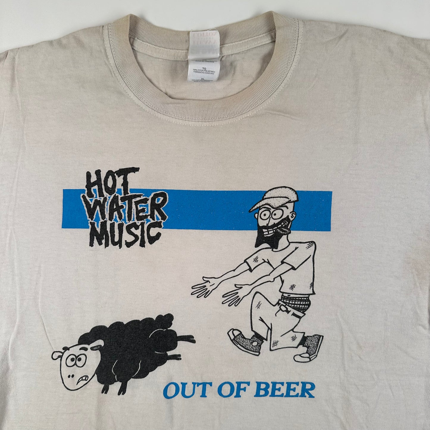 Vintage 2000s Hot Water Music Shirt XL Out Of Beer