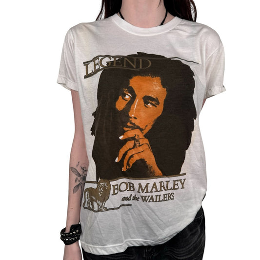 Vintage 80s Bob Marley Shirt Medium Legend