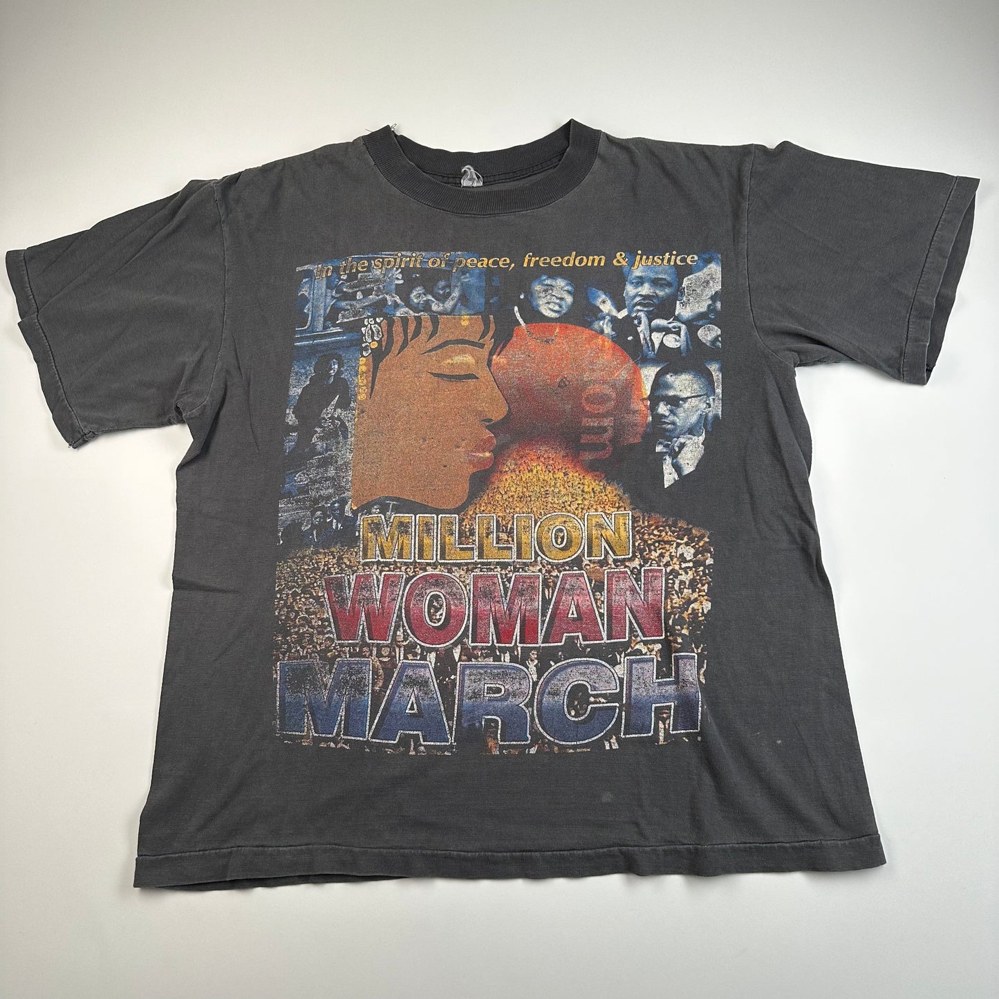 Vintage 1997 Million Woman March Shirt Large