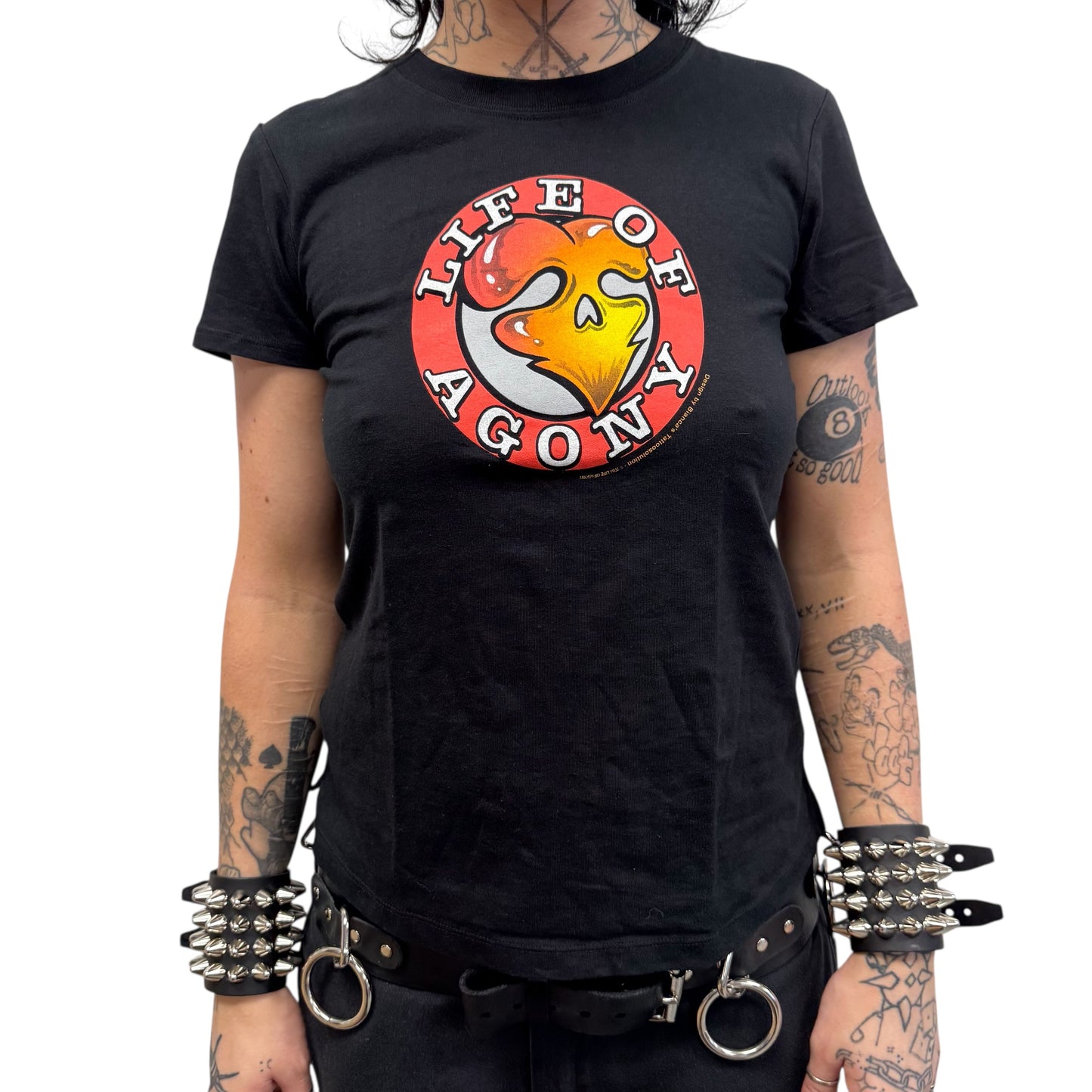 Vintage 2004 Life Of Agony Womens Shirt Small
