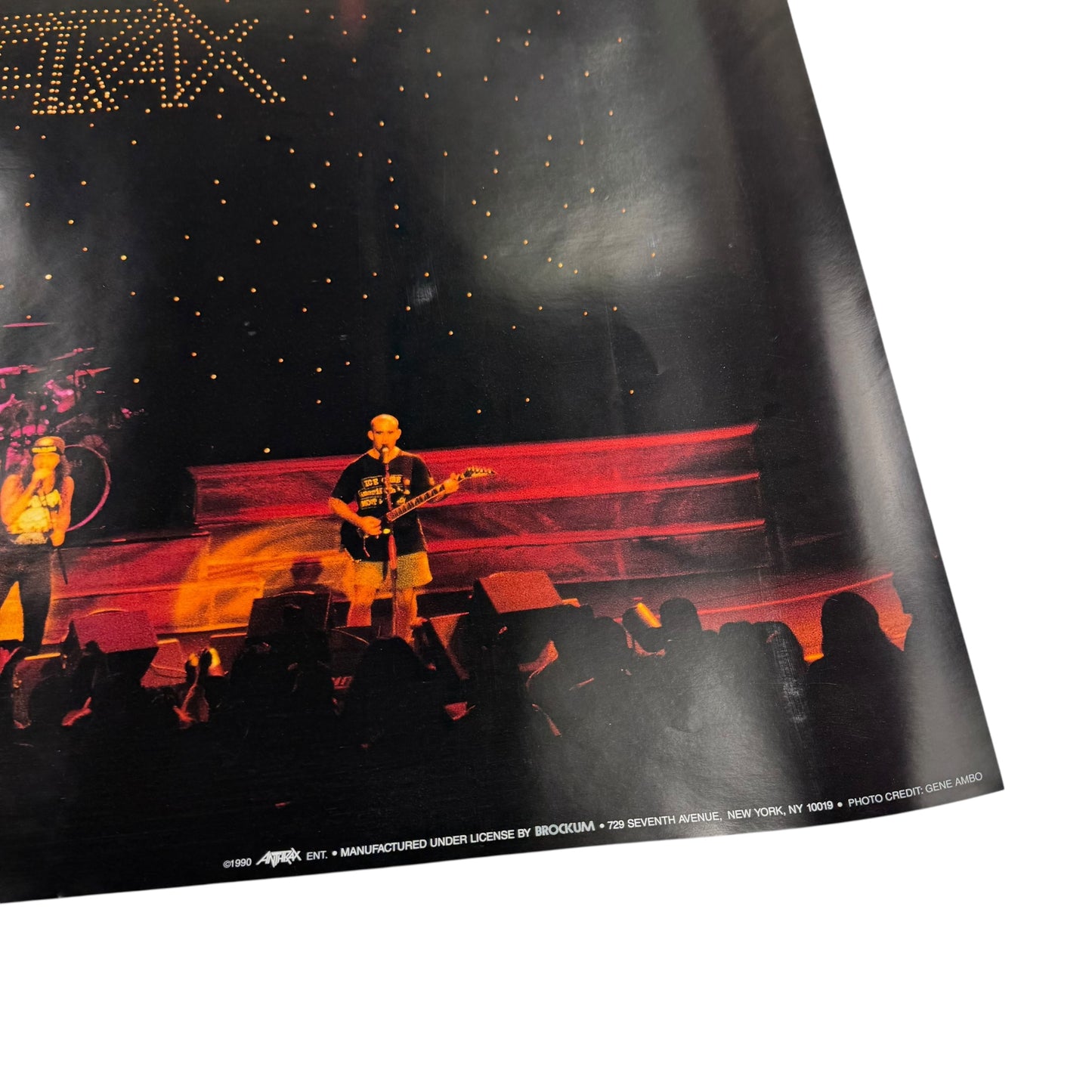 Vintage 1990 Anthrax Poster