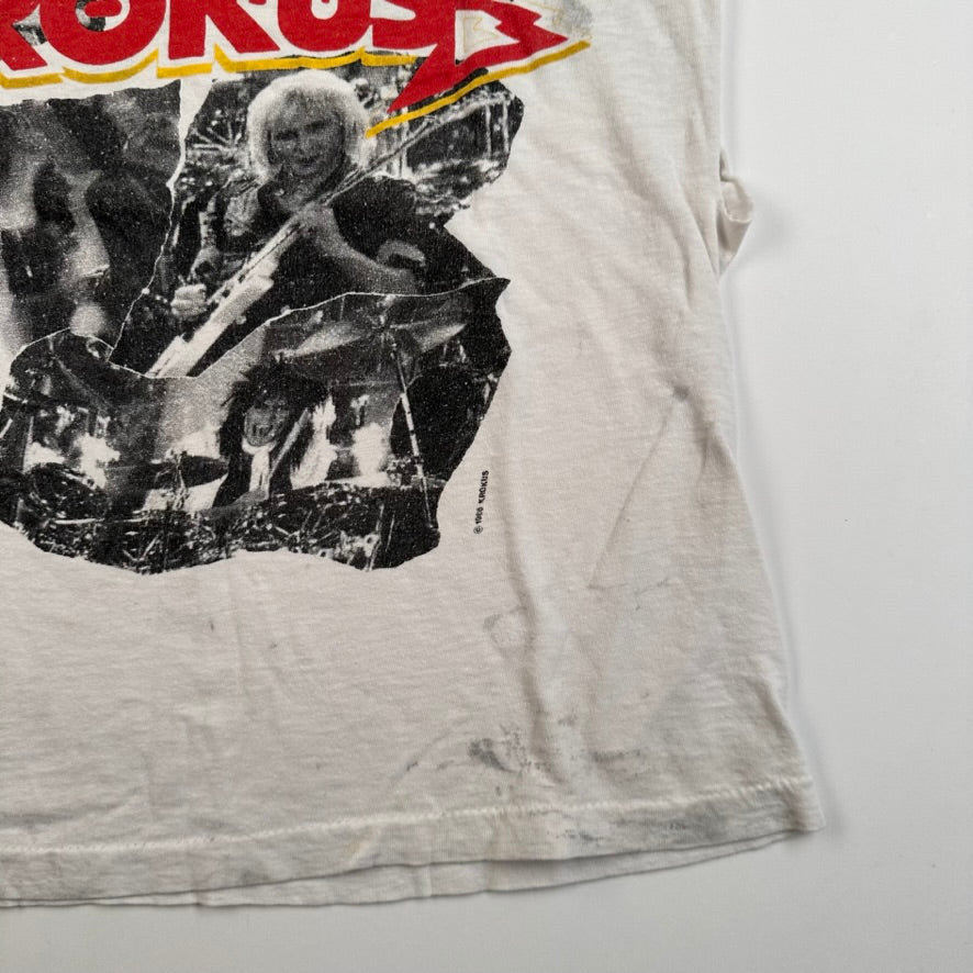 Vintage 1986 Krokus Sleeveless Shirt Medium Change Of Address