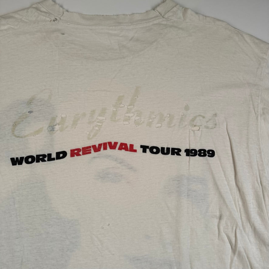 Vintage 1989 Eurythmics Shirt XL Revival Tour