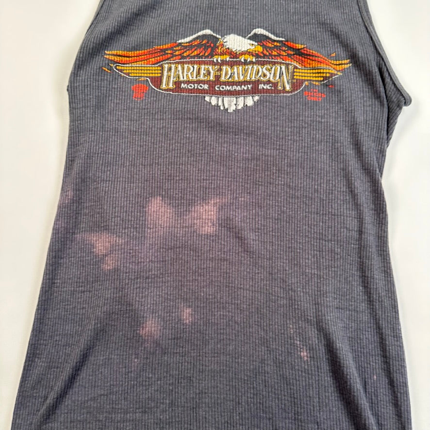 Vintage 80s Harley Davidson Womens Tank Top Shirt Small