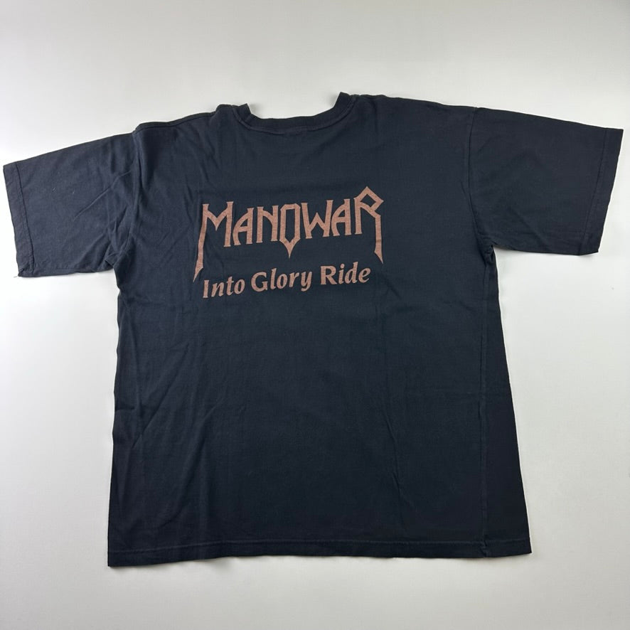 Vintage 2000s Manowar Shirt Large Into Glory Ride