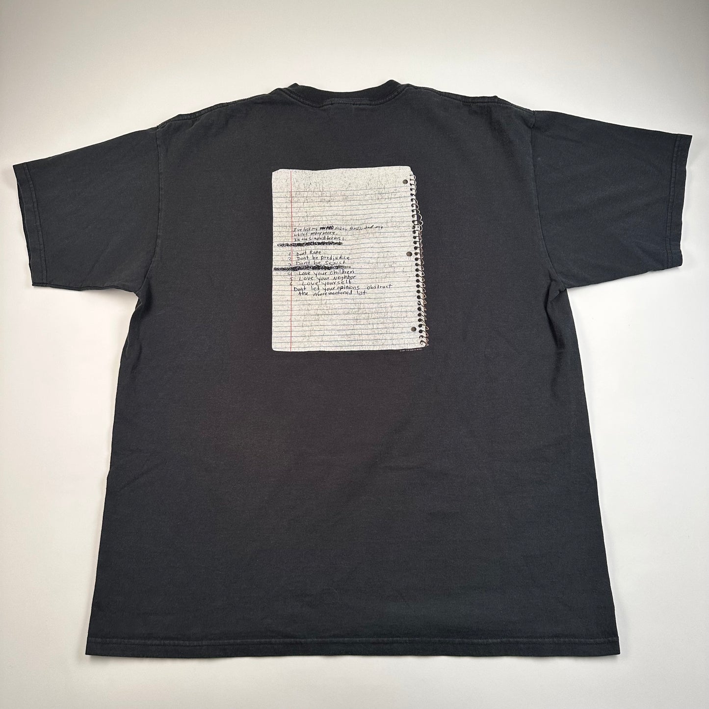 Vintage 2003 Kurt Cobain Shirt XL Notebook