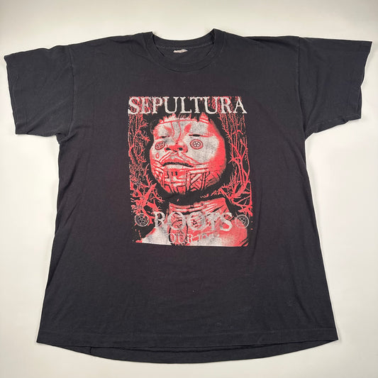 Vintage 1996 Sepultura Shirt XL Roots