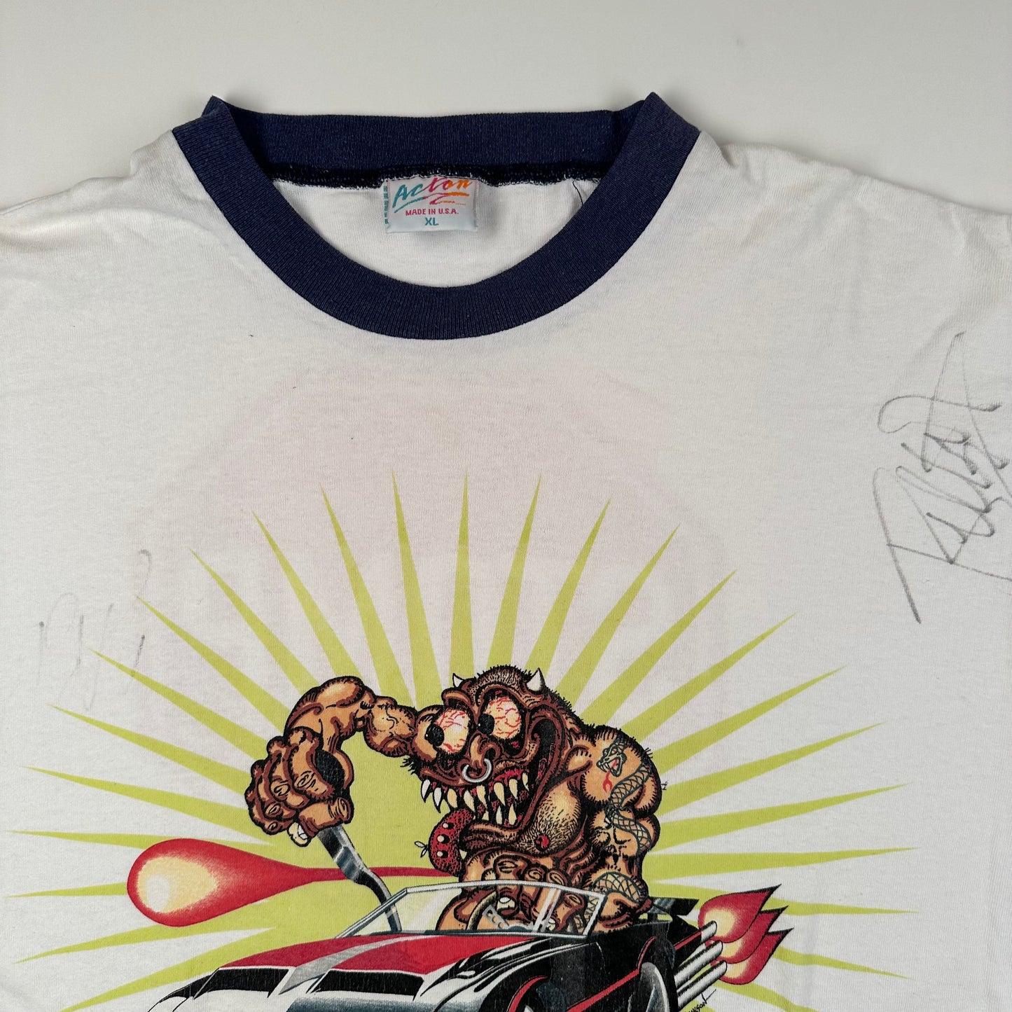 Vintage 1995 Anthrax Shirt XL Stomp 442 Autographed