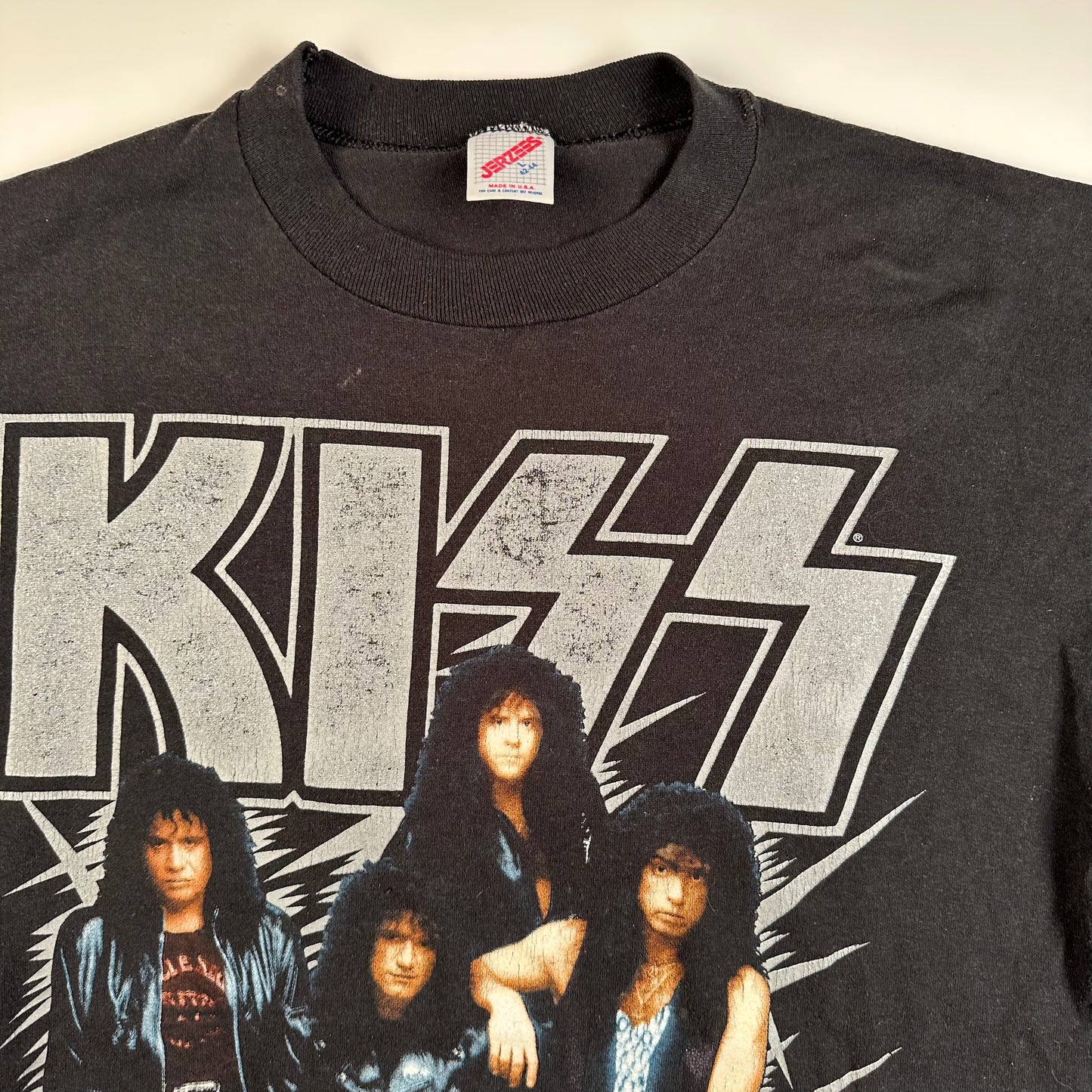 Vintage 1990 Kiss Shirt Large Hot In The Shade