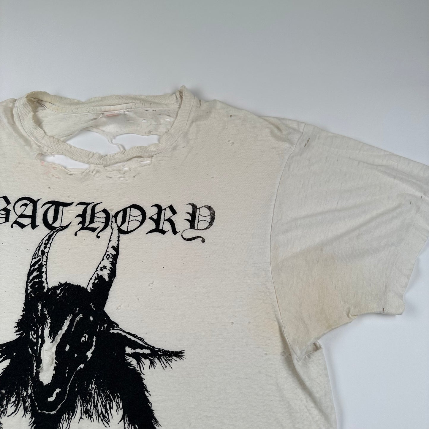 Vintage 80s Bathory Shirt Large