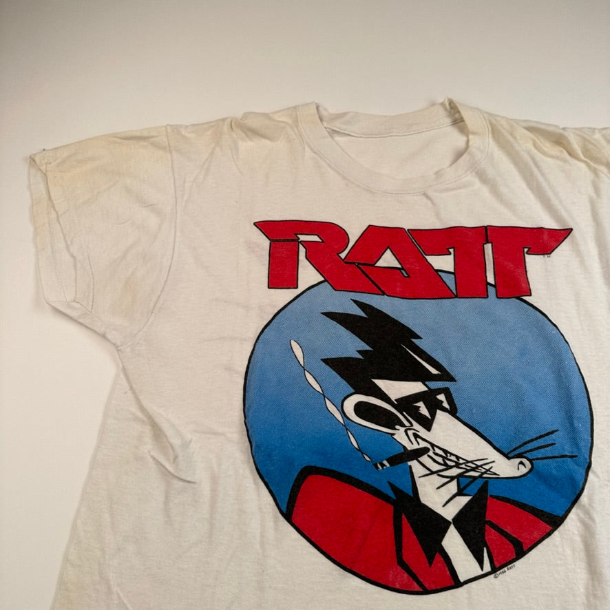 Vintage 1987 Ratt Shirt Medium Dancing Undercover World Tour