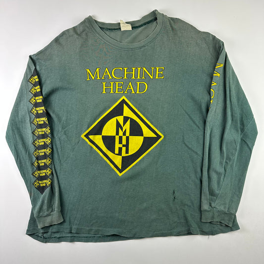 Vintage 1995 Machine Head Long Sleeve Shirt XL Crush Your World