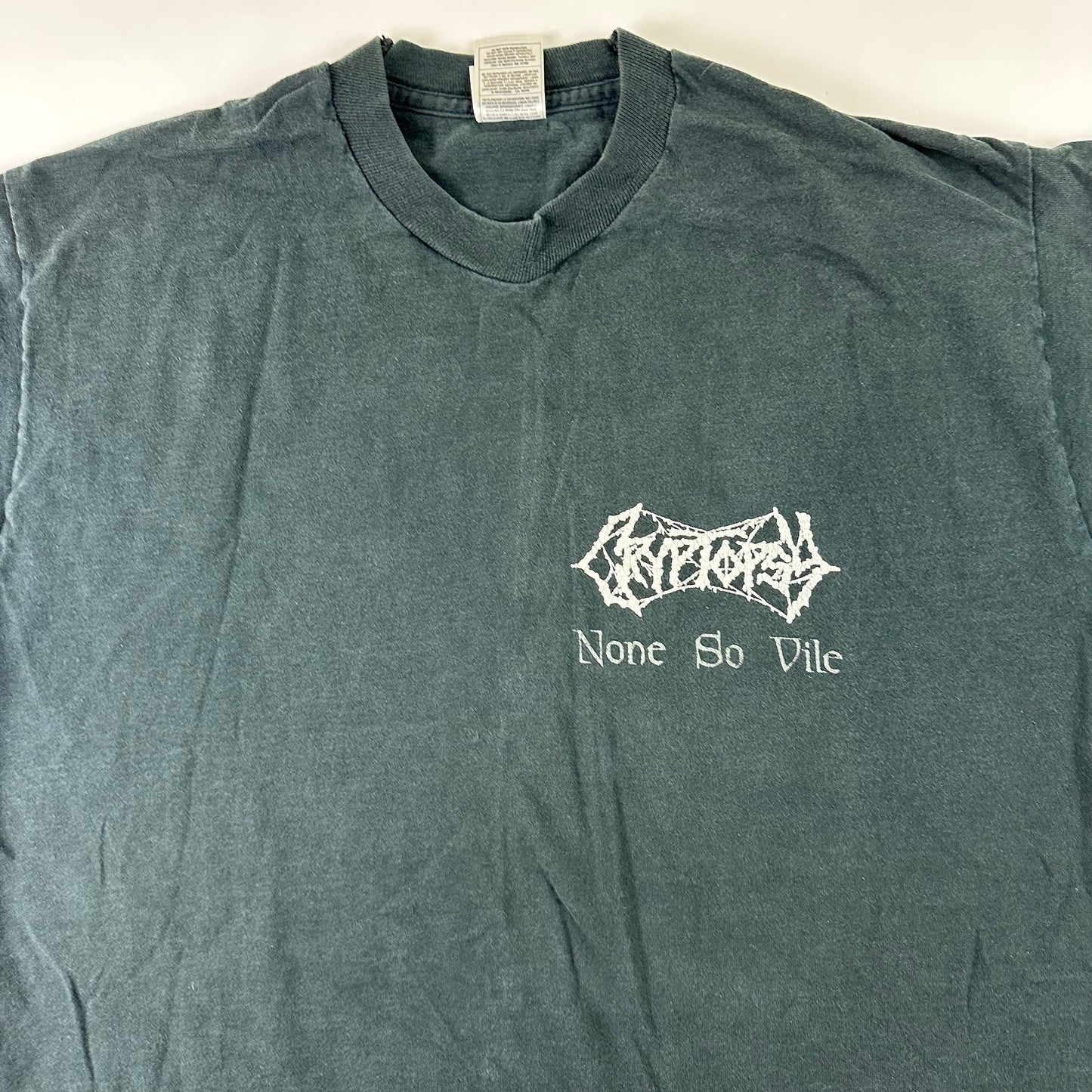 Vintage 90s Cryptopsy Shirt XL None So Vile