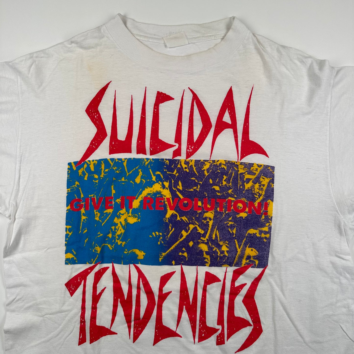 Vintage 1990 Suicidal Tendencies Shirt Large Give It Revolution