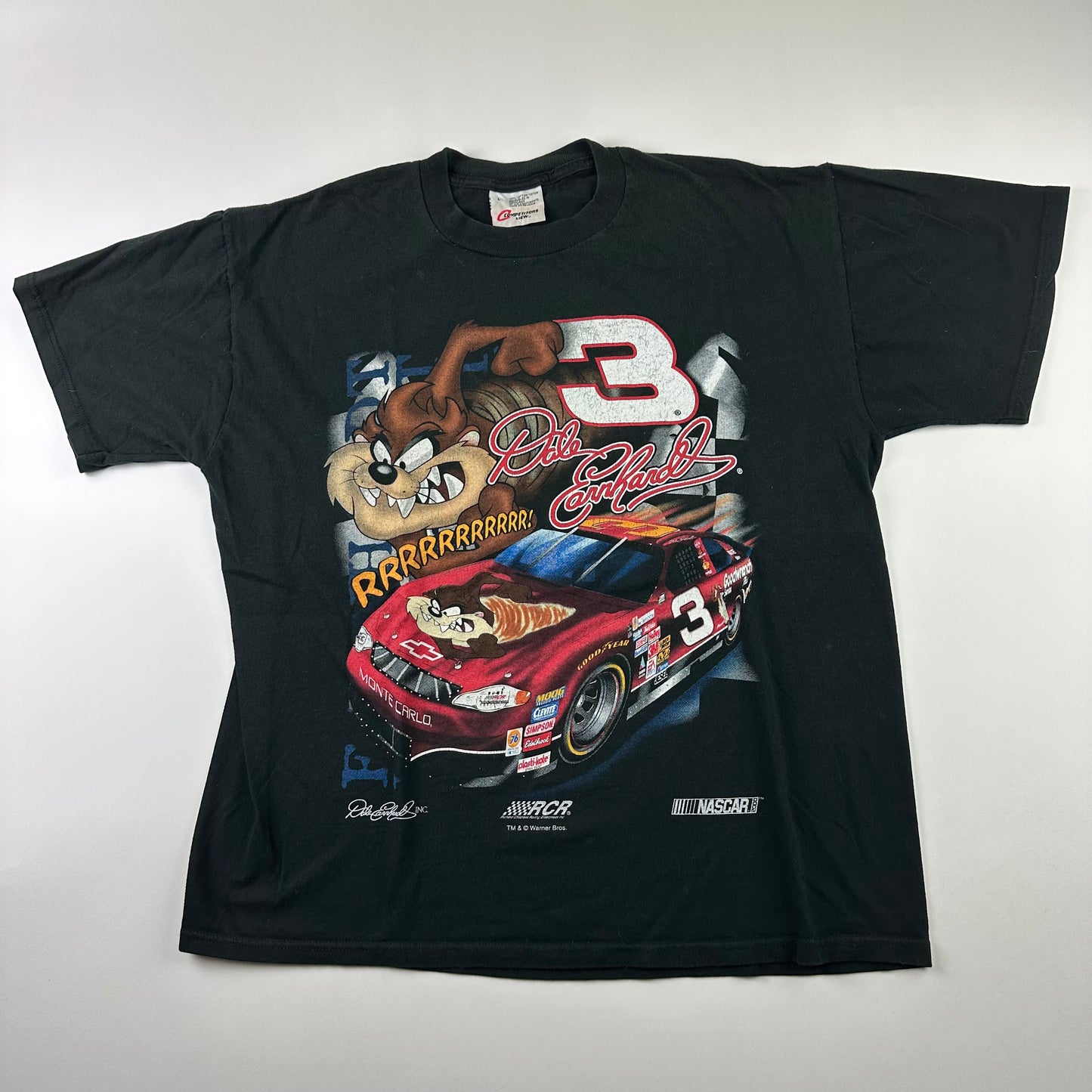 Vintage 2000 Dale Earnhardt Taz Shirt Large Tasmanian Devil