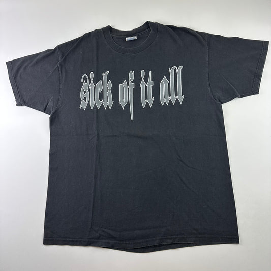 Vintage 90s Sick Of It All Shirt XL