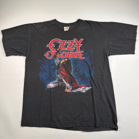 Vintage 1991 Ozzy Osbourne Shirt Large Blizzard Of Ozz