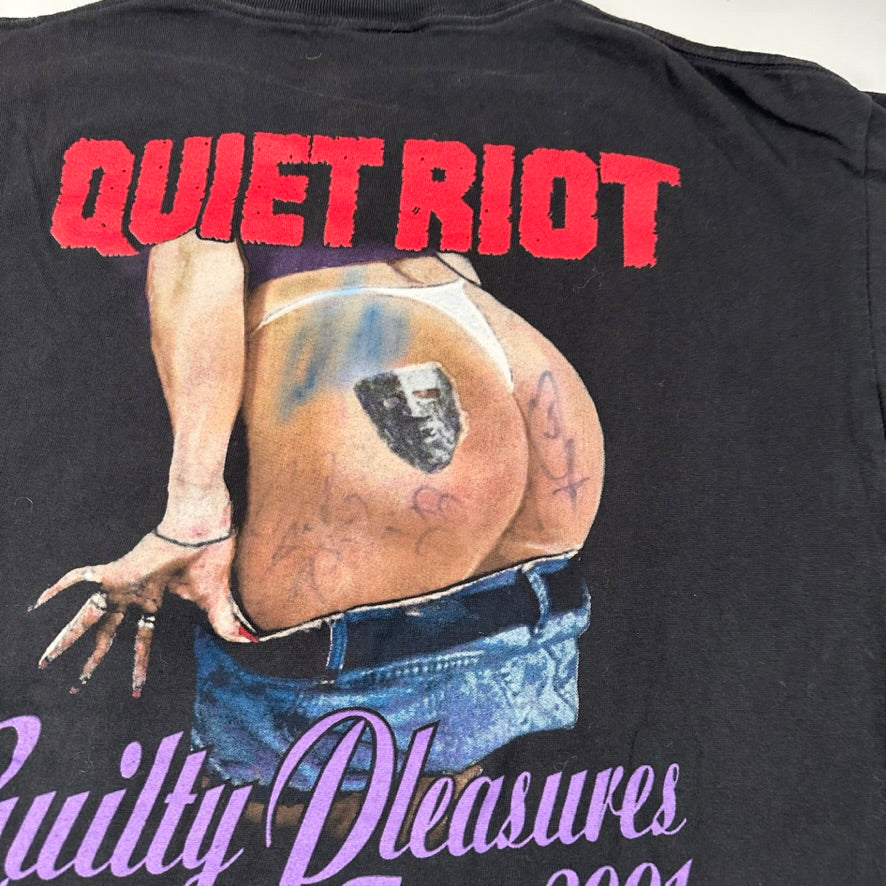 Vintage 2001 Quiet Riot Shirt Large Got Metal? Signed