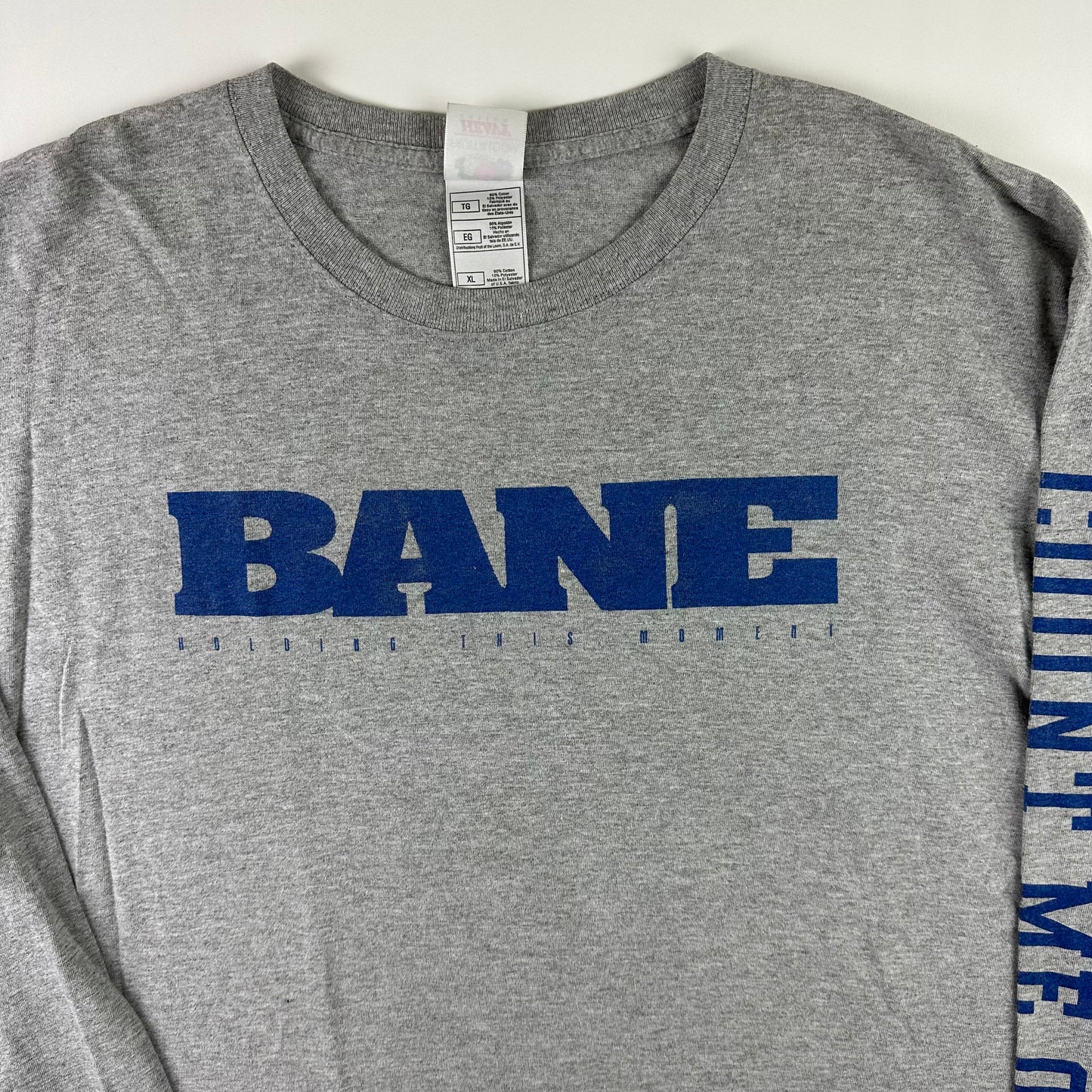 Vintage 2000s Bane Long Sleeve Shirt XL Holding This Moment Count Me Out