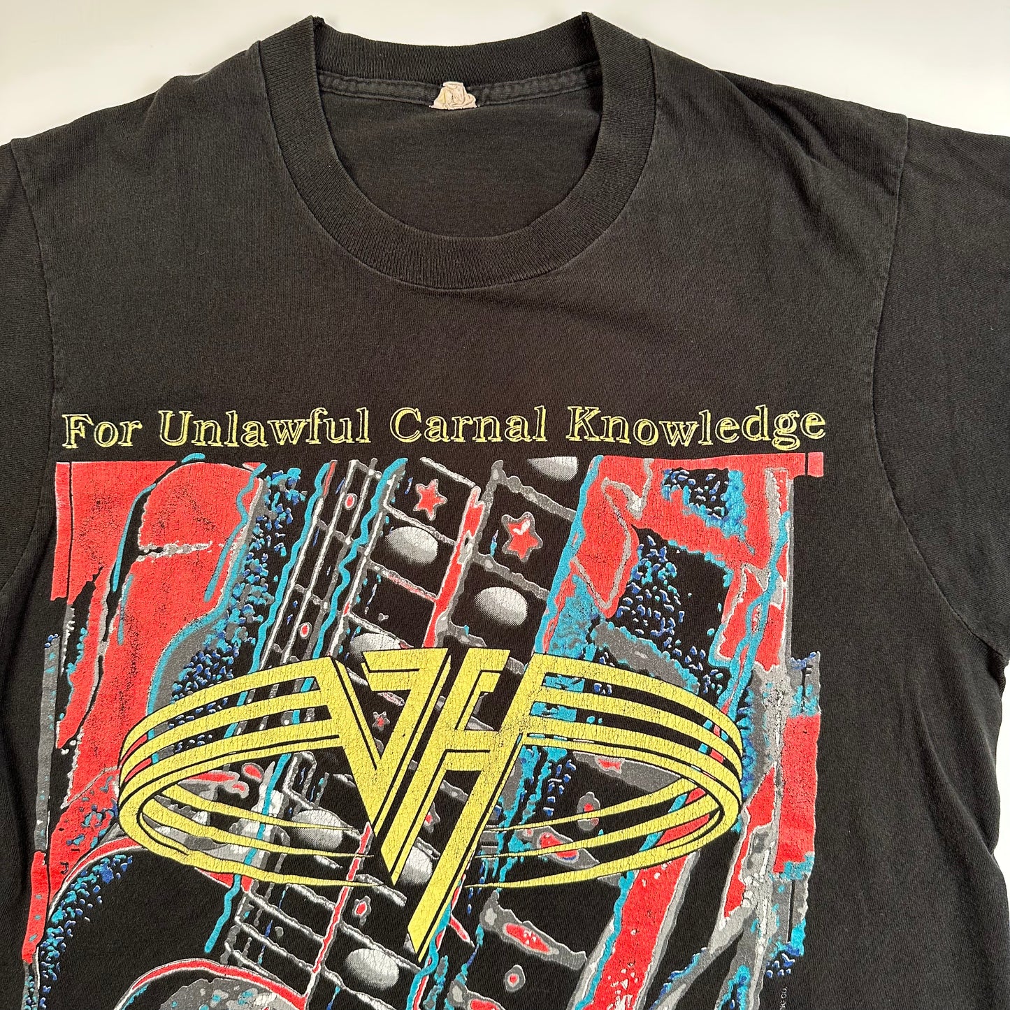 Vintage 1991 Van Halen Shirt Large For Unlawful Carnal