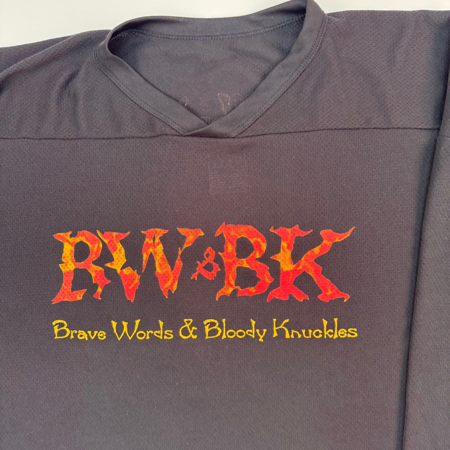 Vintage 90s Brave Words & Bloody Knuckles Jersey XXL