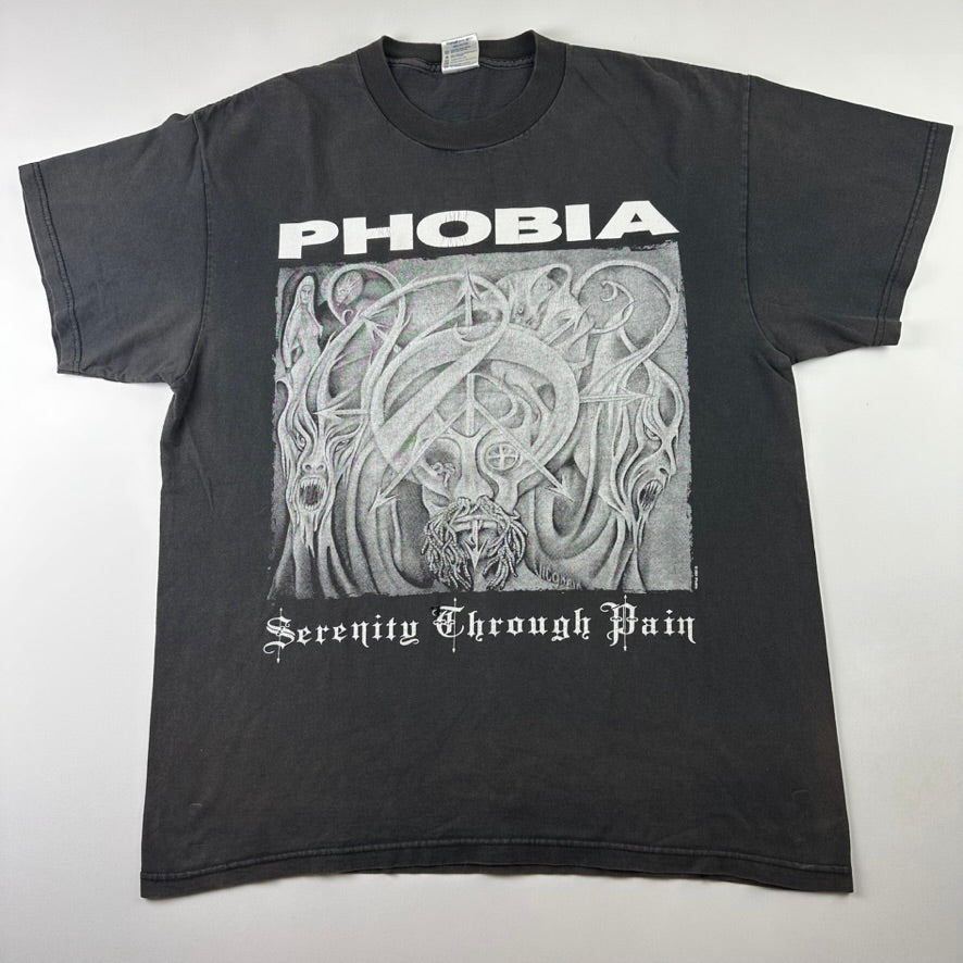 Vintage 2001 Phobia Shirt Large Grind Your Head