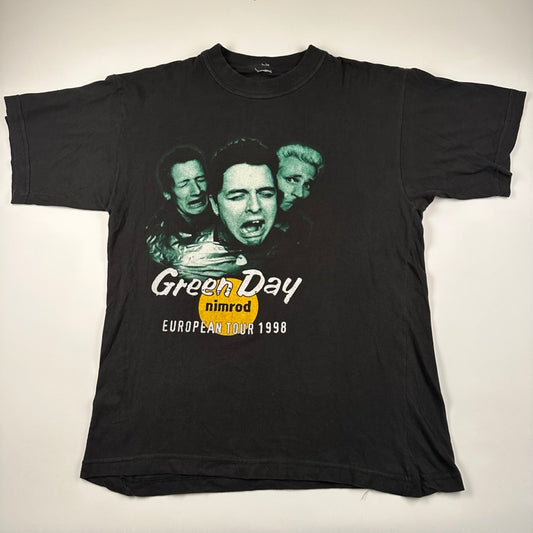 Vintage 1998 Green Day Shirt XL Nimrod European Tour