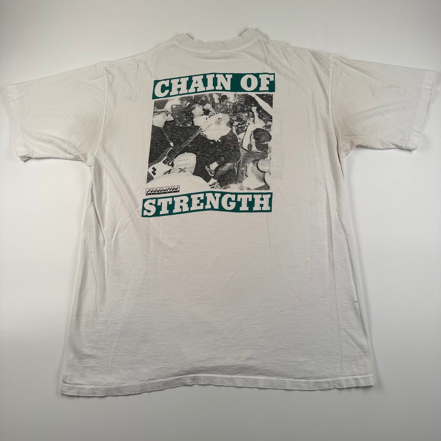 Vintage 90s Chain Of Strength Shirt XL