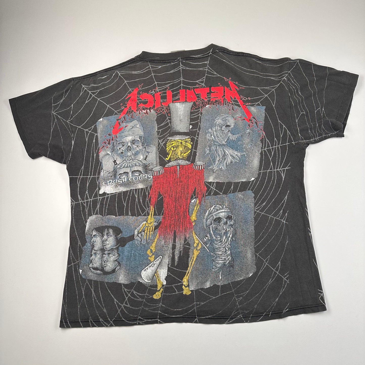 Vintage 1992 Metallica Shirt XL Ringmaster All Over Print