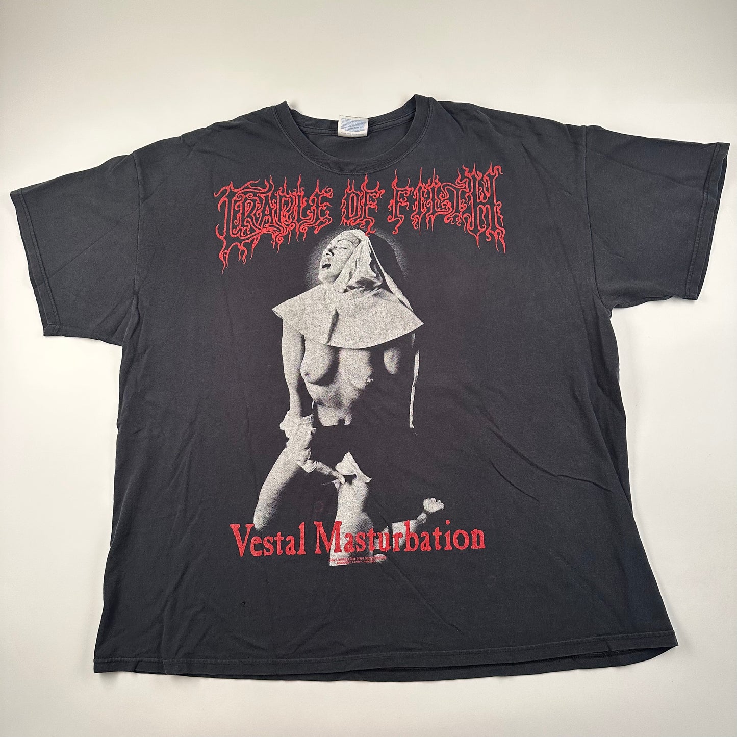 Vintage 2000s Cradle Of Filth Shirt XXL Vestal Masturbation