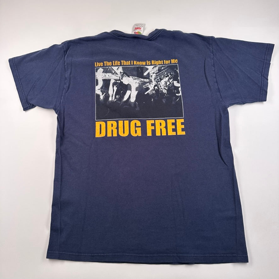 Vintage 2000s Champion Shirt Large Drug Free