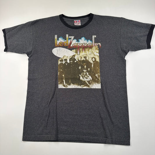 Vintage 90s Led Zeppelin Ringer Shirt Large