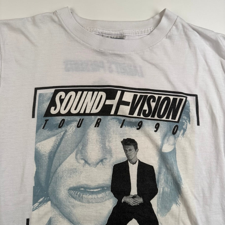 Vintage 1990 David Bowie Shirt Large Sound Vision