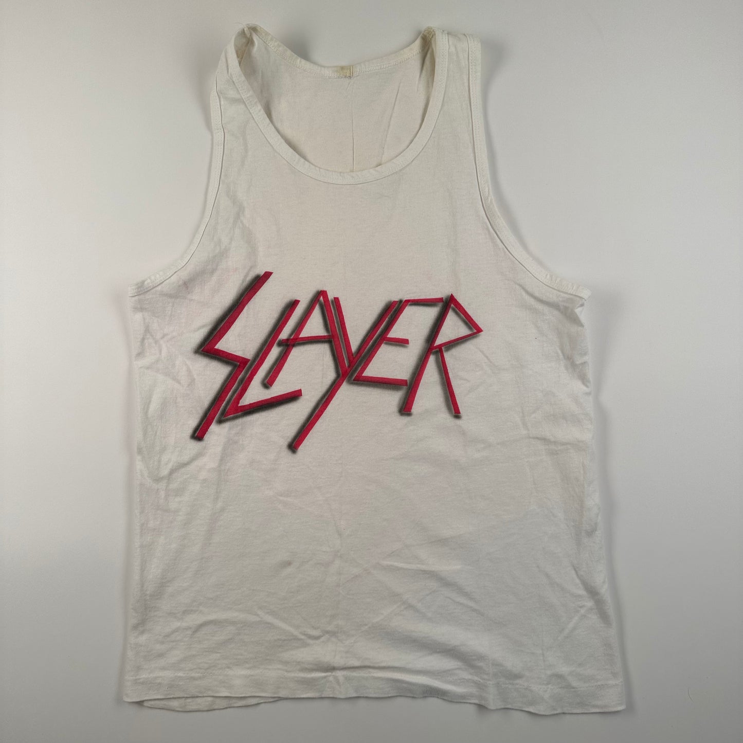 Vintage 80s Slayer Tank Top Shirt Medium