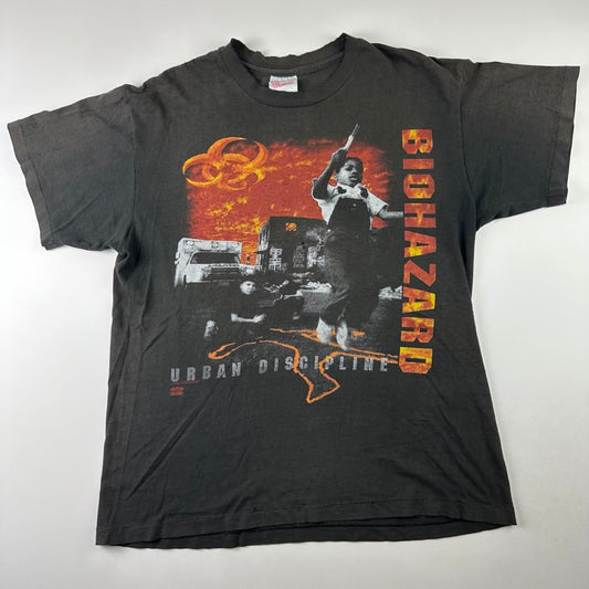 Vintage 1993 Biohazard Shirt Large Urban Discipline&nbsp;