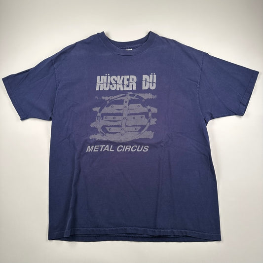 Vintage 90s Husker Du Shirt XL Metal Circus