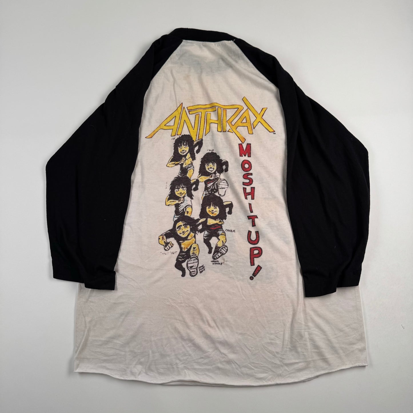 Vintage 1987 Anthrax Shirt Large Mosh It Up