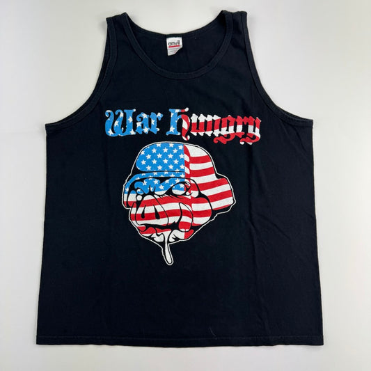 Vintage 2000s War Hungry Tank Top Shirt Large
