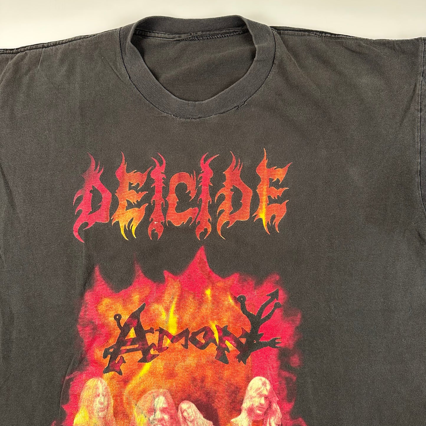 Vintage 1993 Deicide Shirt XL Feasting The Beast